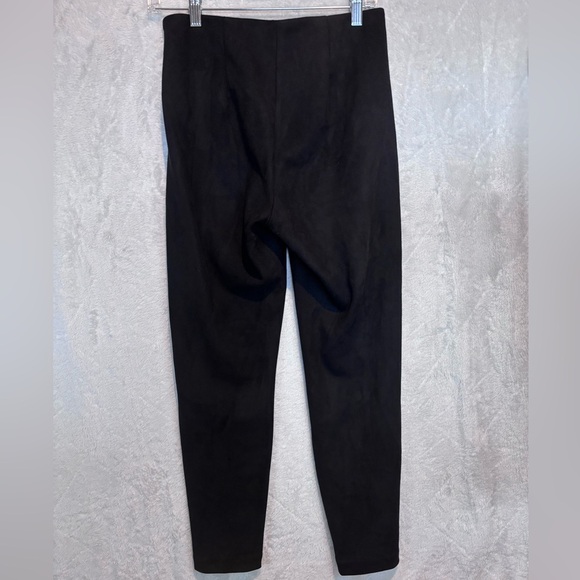 Banana Republic Black Faux Suede Slim Pants Women’s Size 4 - Picture 7 of 8